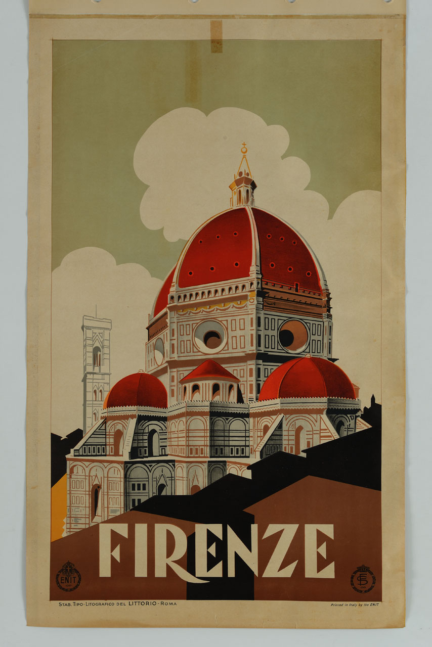 cattedrale di Santa Maria del Fiore a Firenze (manifesto) - ambito italiano (sec. XX)