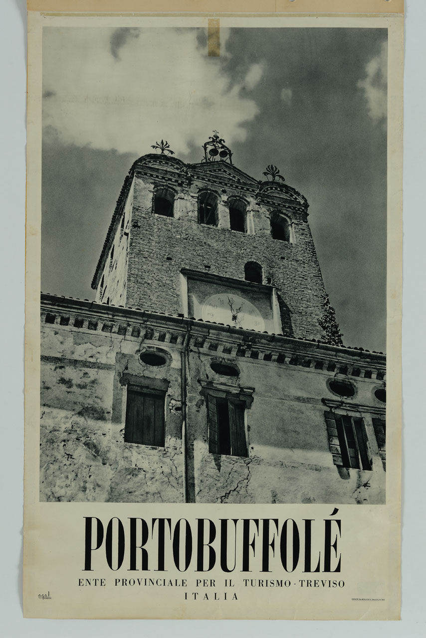 torre comunale di Portobuffolé (manifesto) - ambito italiano (sec. XX)