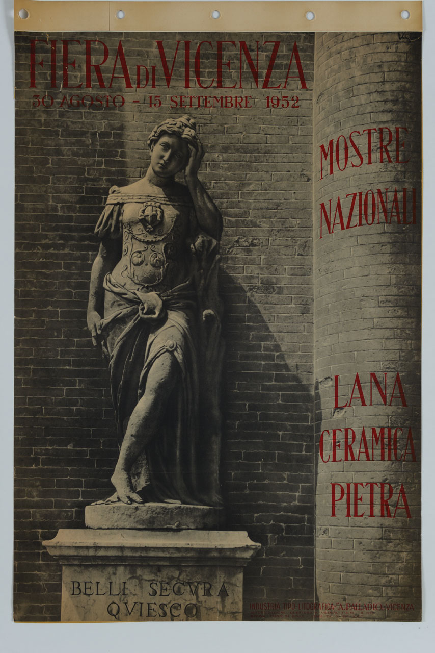 riproduzione fotografica della statua della Pace di Lorenzo Rubini (manifesto) di Vajenti Giampaolo (sec. XX)