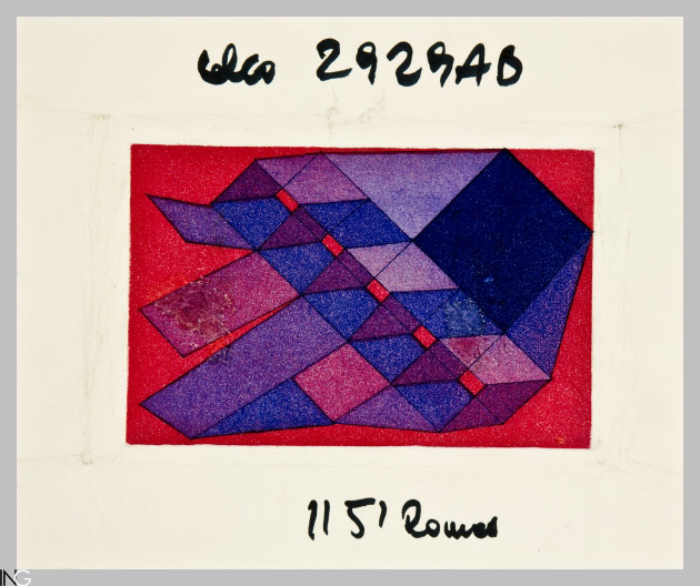 composizione astratta (stampa) di Perilli Achille (sec. XX)