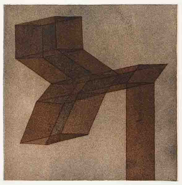 composizione astratta (stampa) di Perilli Achille (sec. XX)