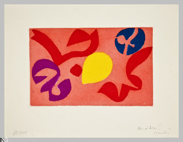 composizione astratta (stampa) di Scordia Antonio (sec. XX)