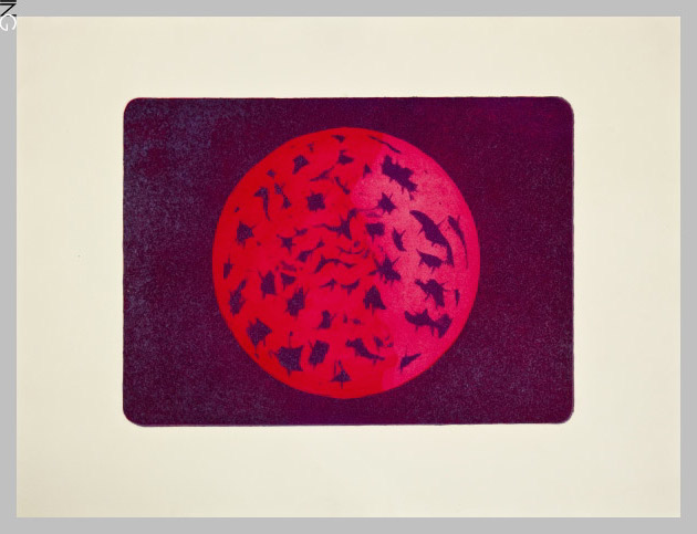 Globo (stampa) di Turcato Giulio (sec. XX)