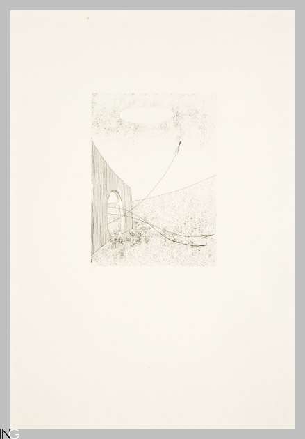 composizione astratta (stampa) di Melotti Fausto (sec. XX)