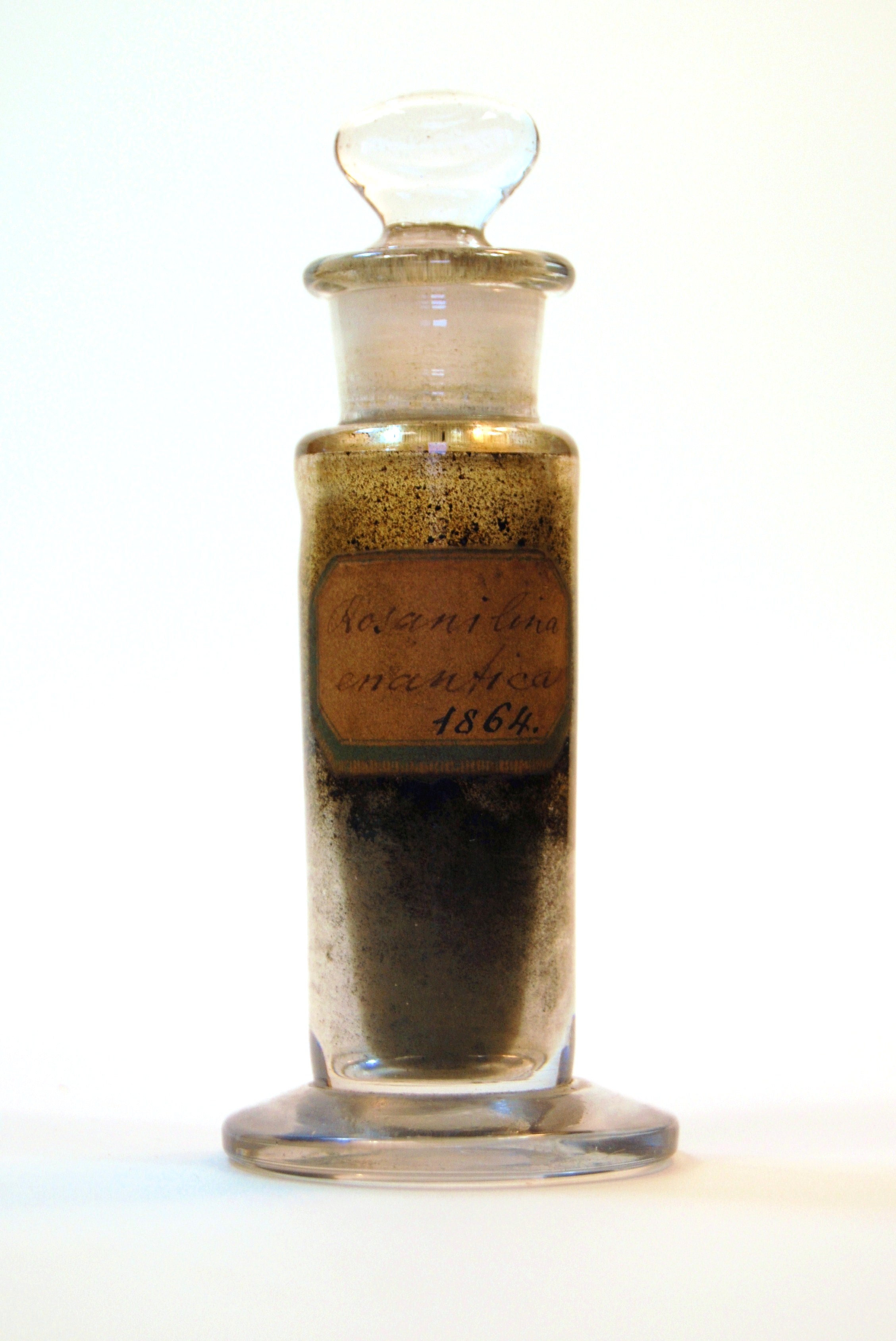 rosanilina enantica (prodotto chimico, di sintesi) di Ugo Schiff (laboratorio) - scuola chimica fiorentina (metà/ inizio XIX/ XX)