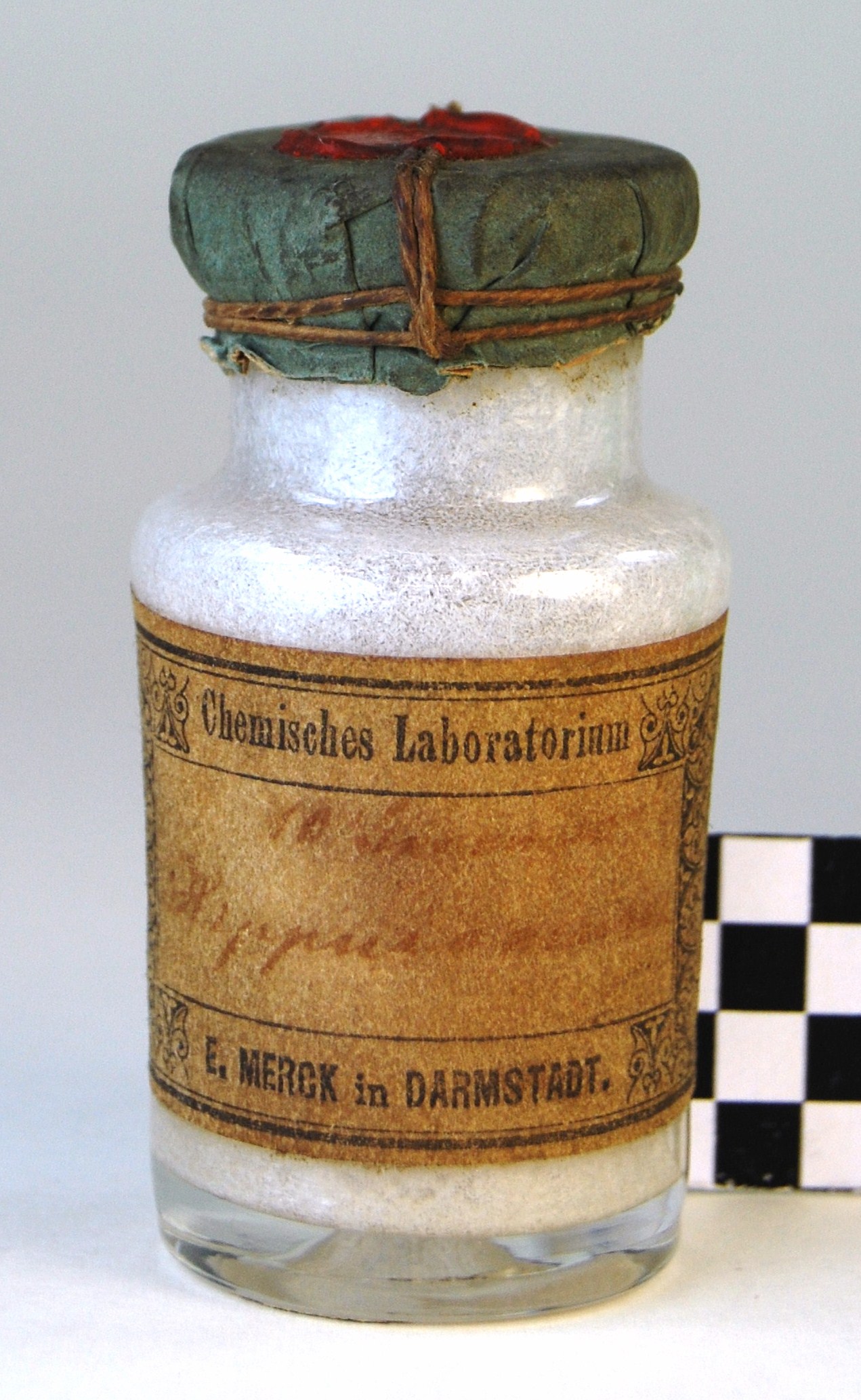 amidosolfonilurea (prodotto chimico, di sintesi) di Ugo Schiff (laboratorio) - scuola chimica fiorentina (metà/ inizio XIX/ XX)