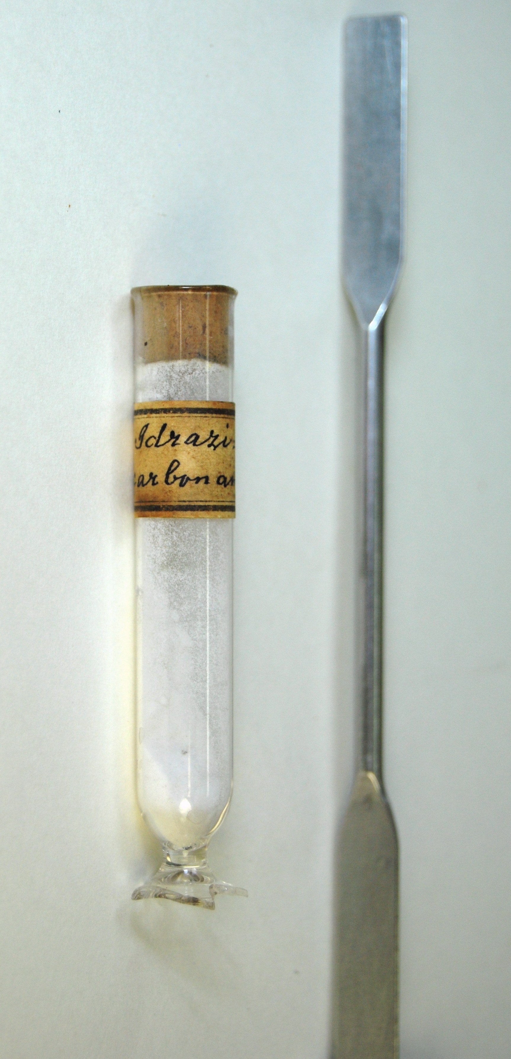 idrazin di carbonamide (prodotto chimico, di sintesi) di Ugo Schiff (laboratorio) - scuola chimica fiorentina (metà/ inizio XIX/ XX)