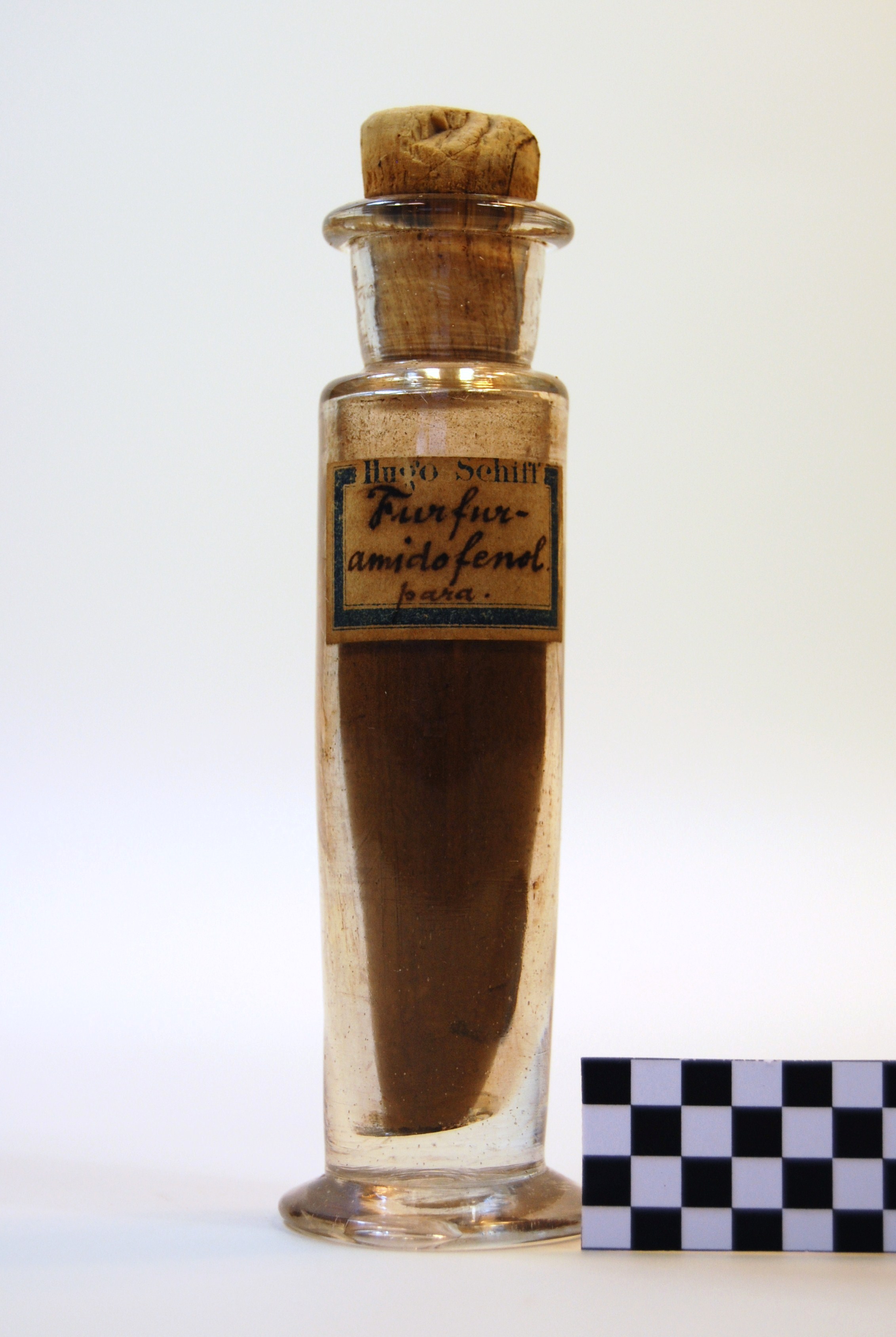 furfuramidofenol.para (prodotto chimico, di sintesi) di Ugo Schiff (laboratorio) - scuola chimica fiorentina (metà/ inizio XIX/ XX)