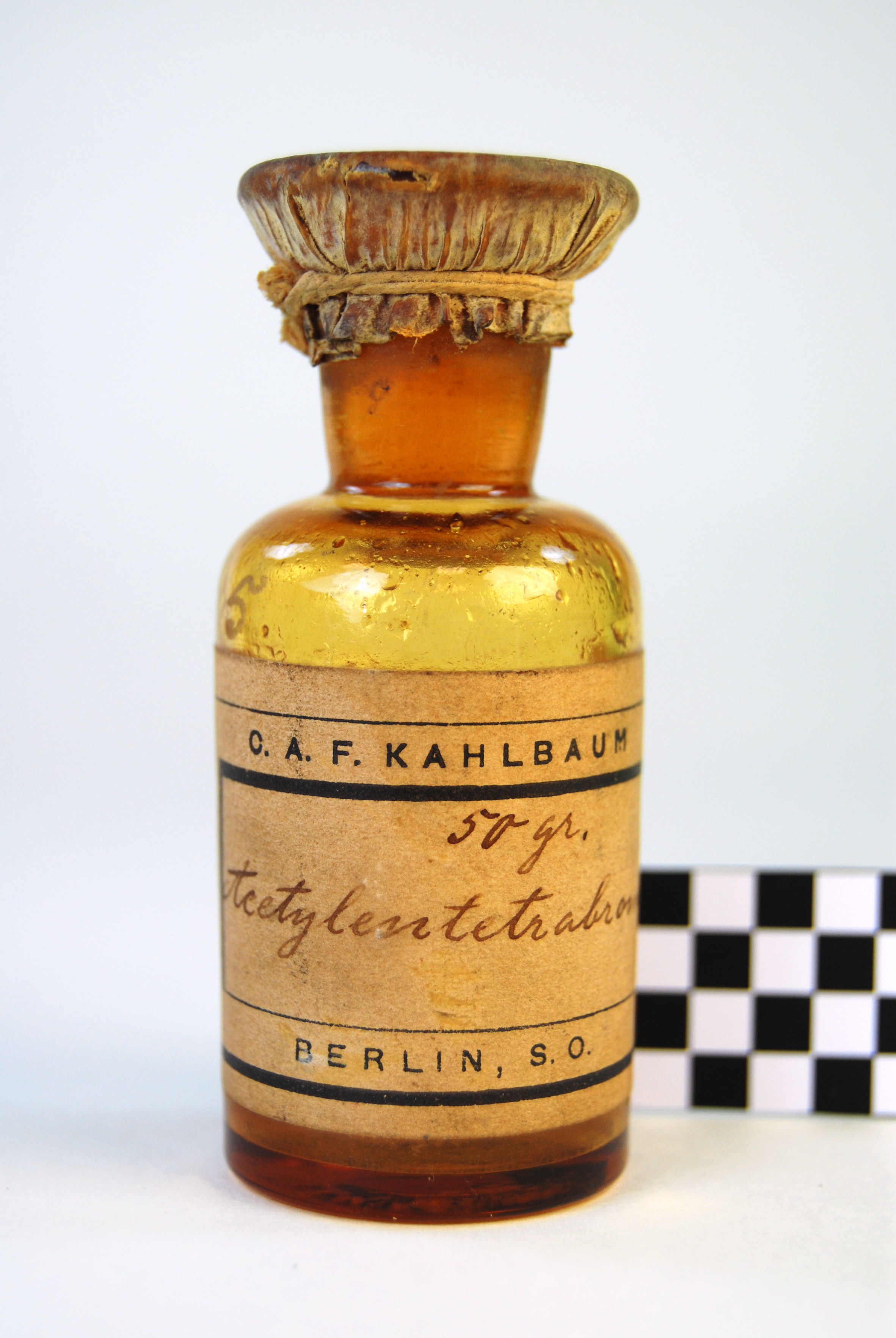 tetilentetrabromido (prodotto chimico, di sintesi) di Ugo Schiff (laboratorio) - scuola chimica fiorentina (metà/ inizio XIX/ XX)