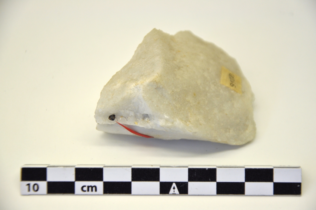 Blenda su marmo saccaroide di Carrara (esemplare)