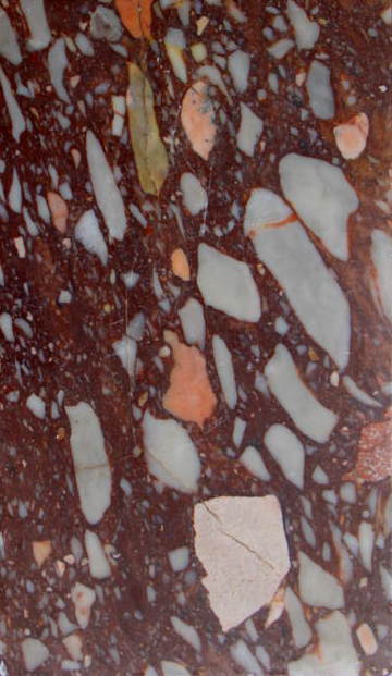 Breccia Semesentone rosso (esemplare)