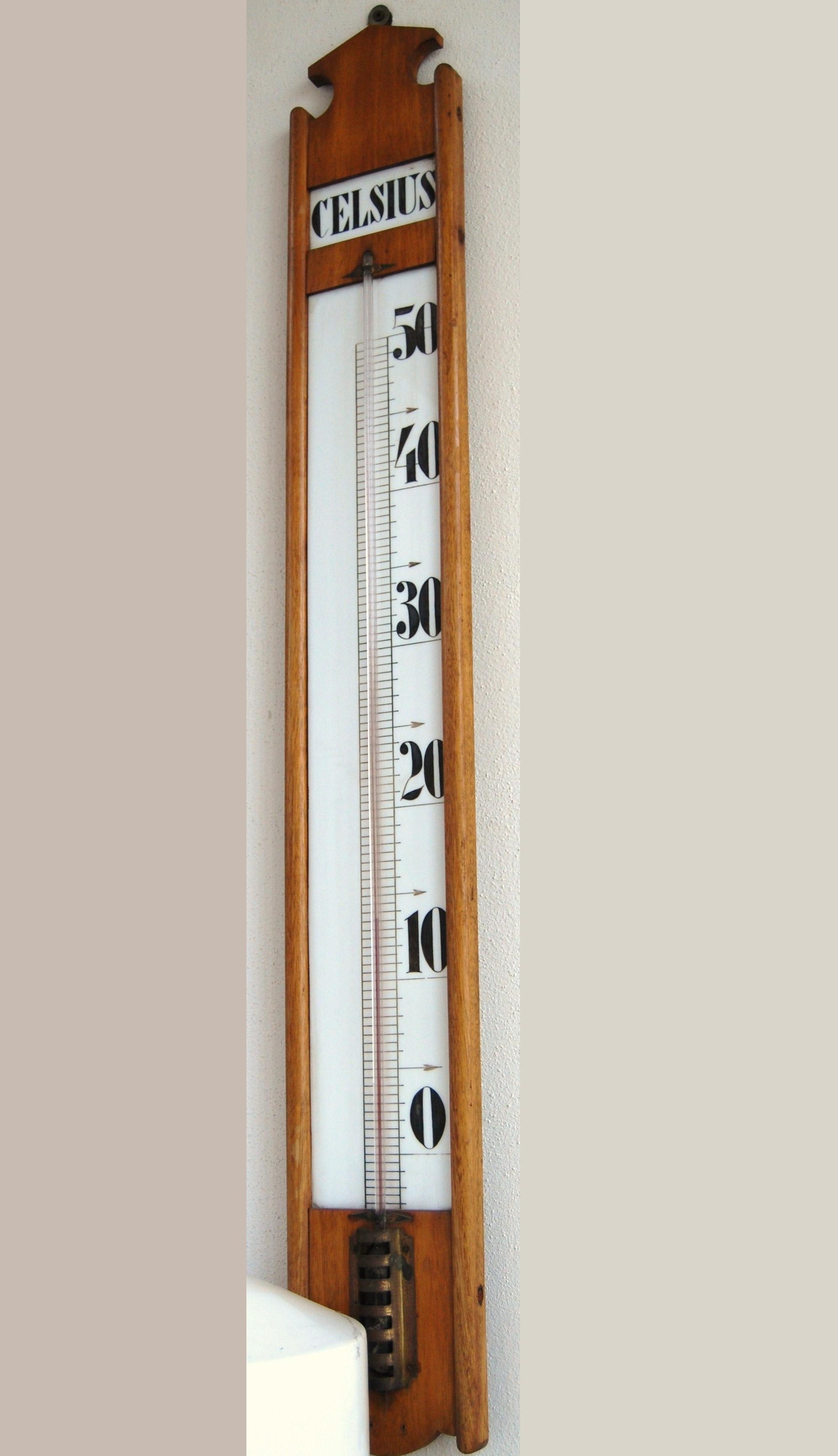 ad alcol (termometro, da parete) di Schiff Ugo - scuola chimica fiorentina (seconda metà XIX)
