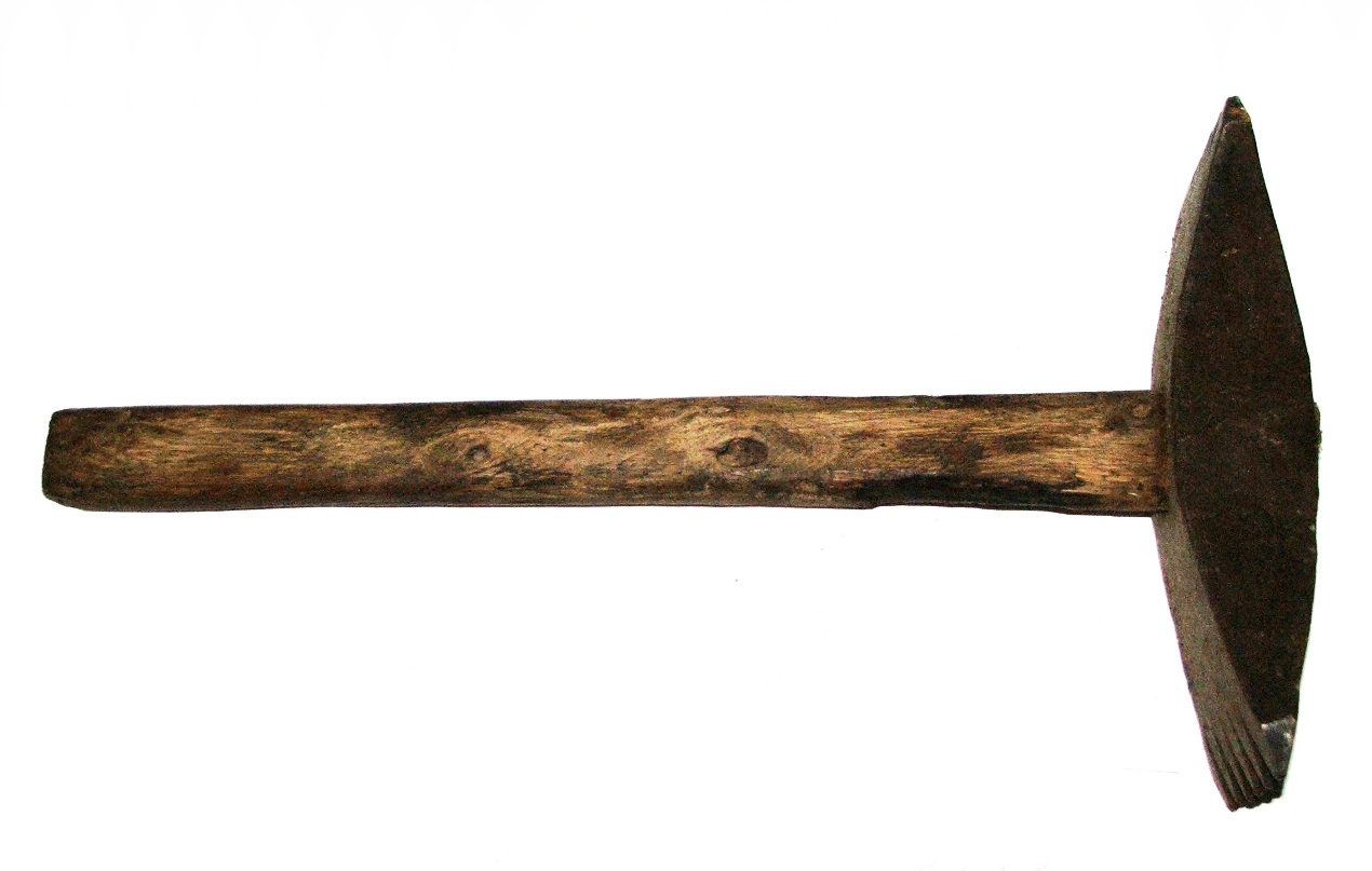 martello dentato, da pietra (fine sec. XIX post)
