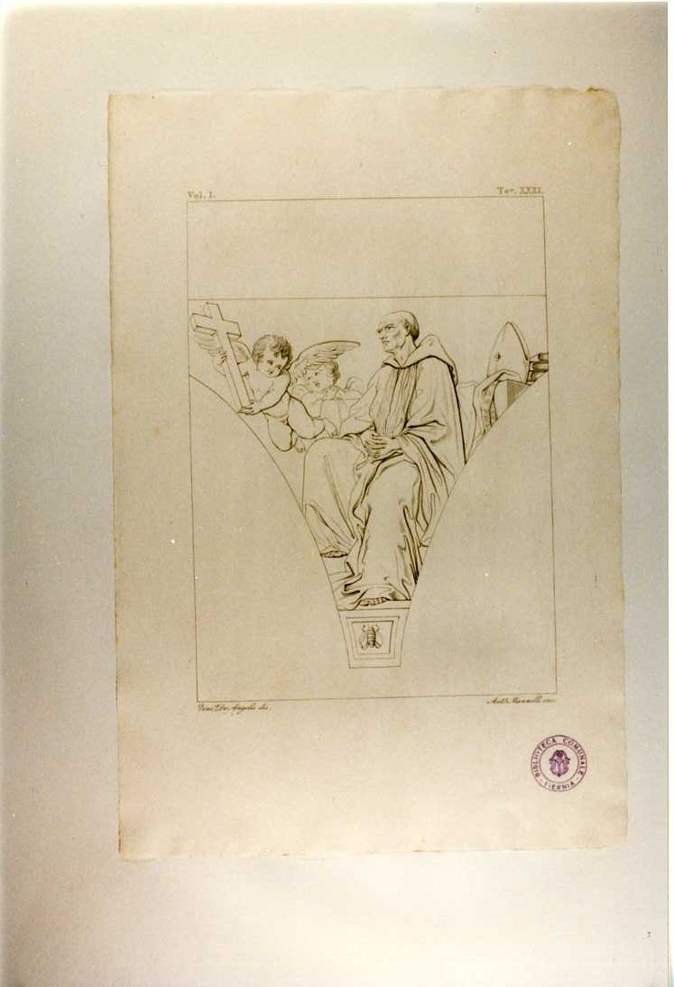 SAN BERNARDO (stampa smarginata, serie) di Pellegrini Carlo, Mannelli Antonio, De Angelis Vincenzo (sec. XIX)
