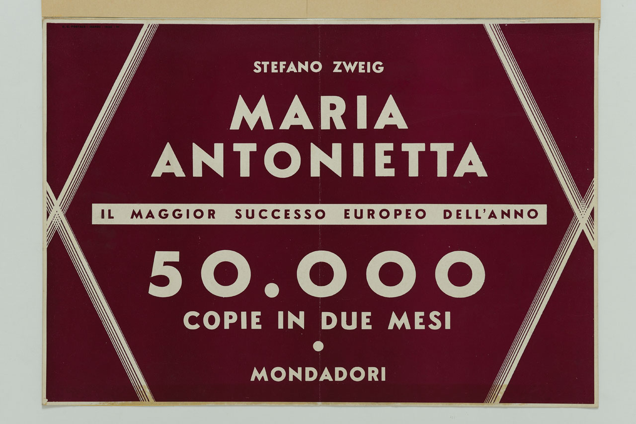 elementi decorativi a losanghe (locandina) - ambito italiano (sec. XX)