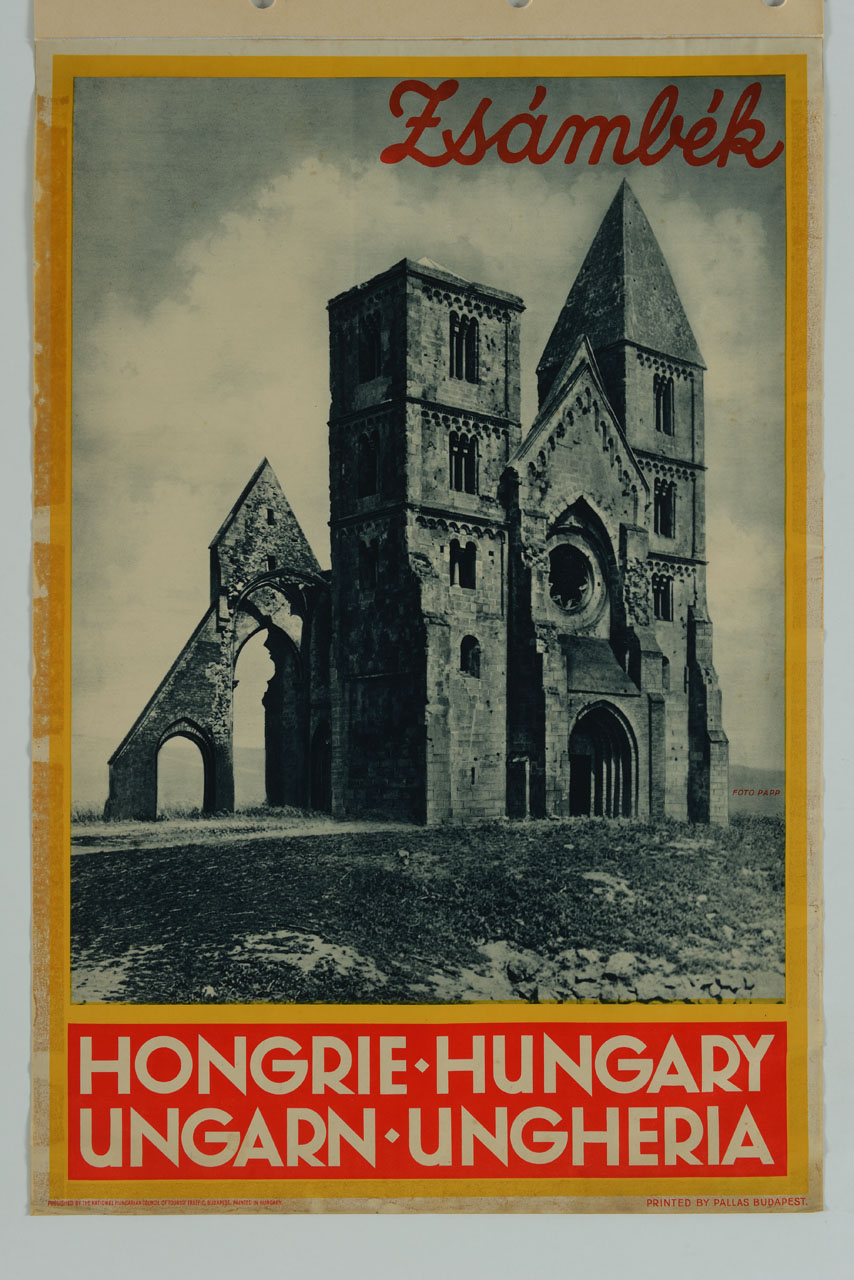 cattedrale della città (manifesto) di Papp Gabor (sec. XX)