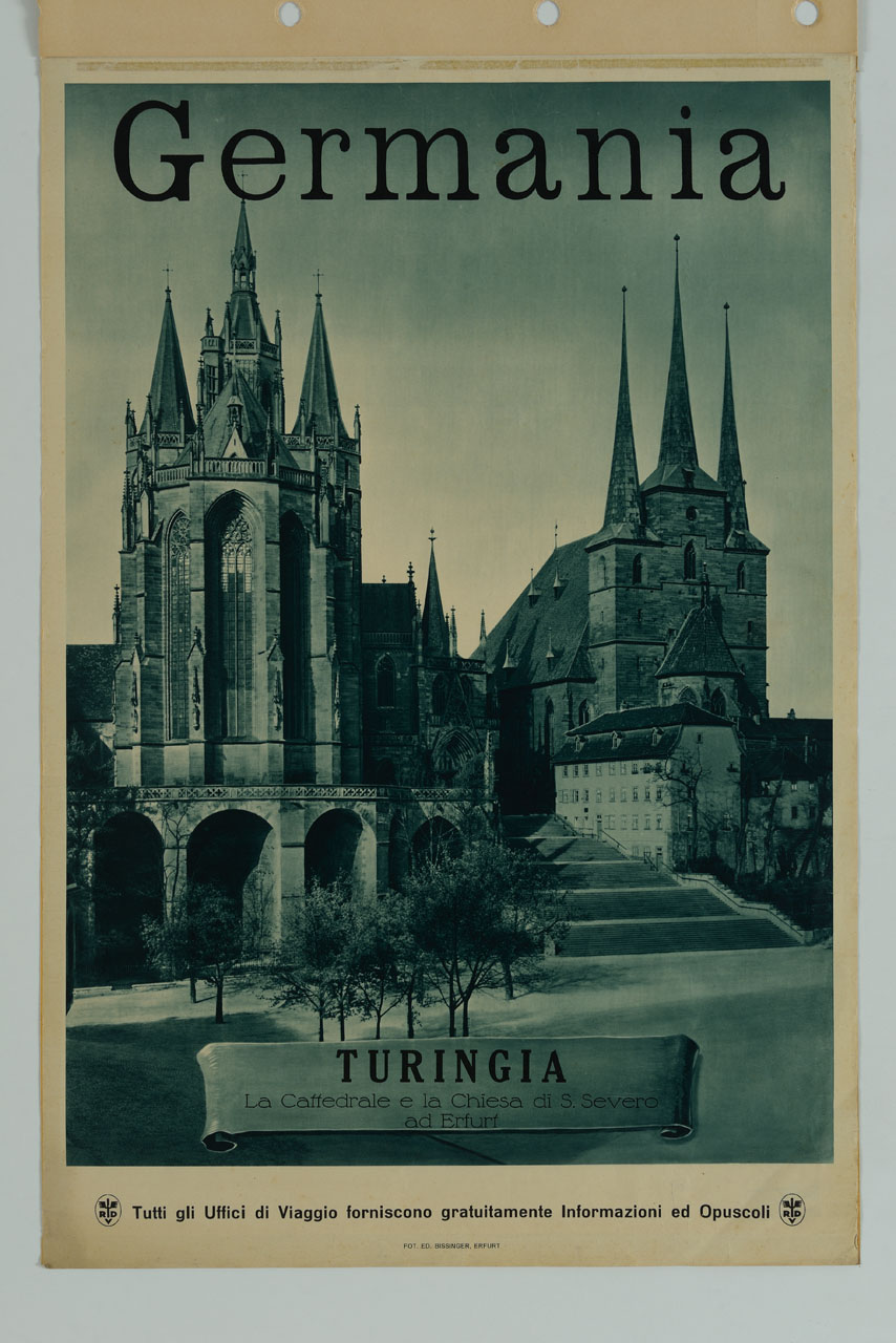 La Cattedrale e la Chiesa di San Severo (manifesto) - ambito tedesco (sec. XX)