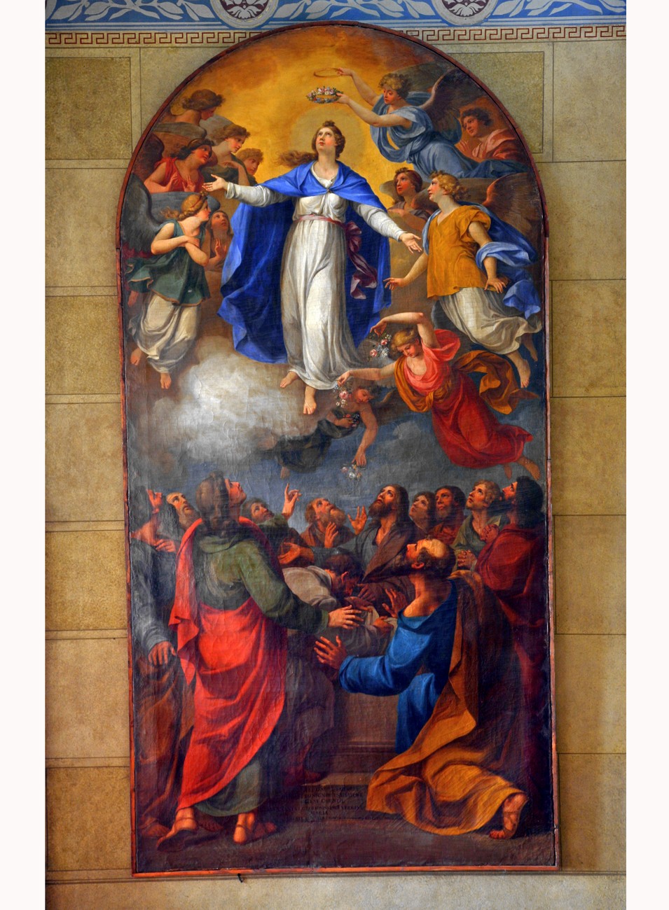 Assunzione di Maria, Soggetto religioso (dipinto) di Skreta Karel (metà sec. XVII)