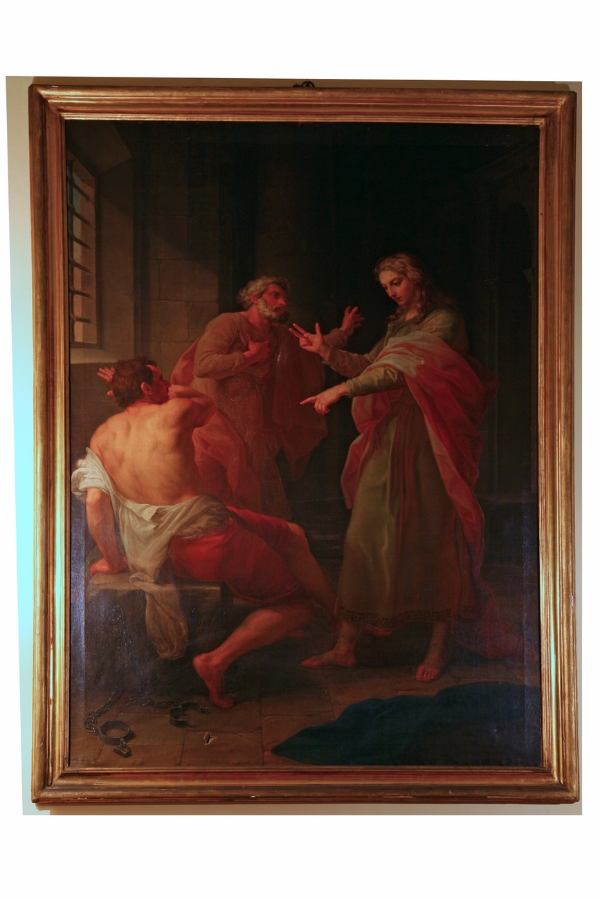 Giuseppe spiega i sogni, Scena biblica/ antico testamento (dipinto, serie) di Pompeo Batoni (attribuito) (seconda metà XVIII secolo)