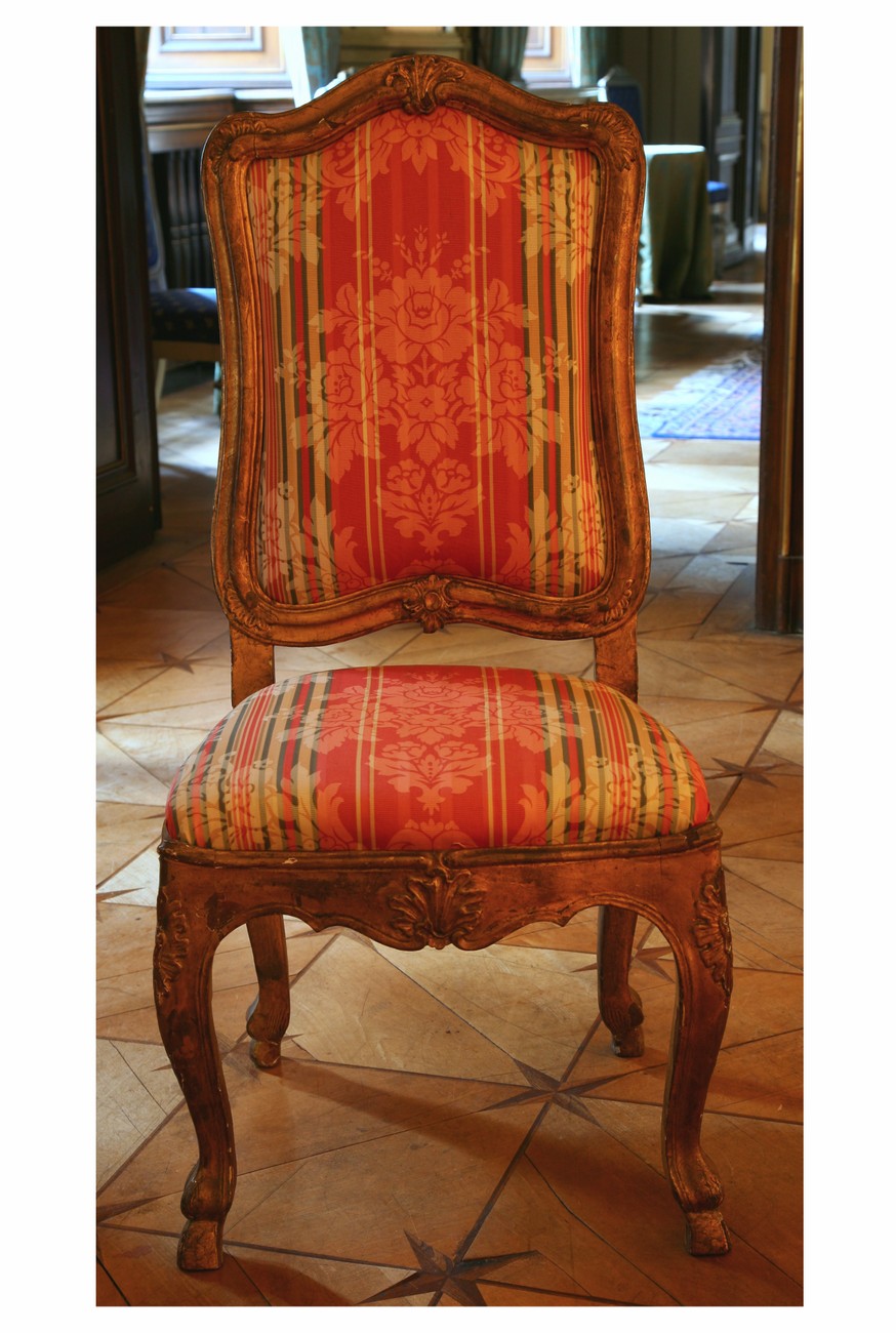 sedia, serie - ambito piemontese (metà sec. XVIII)