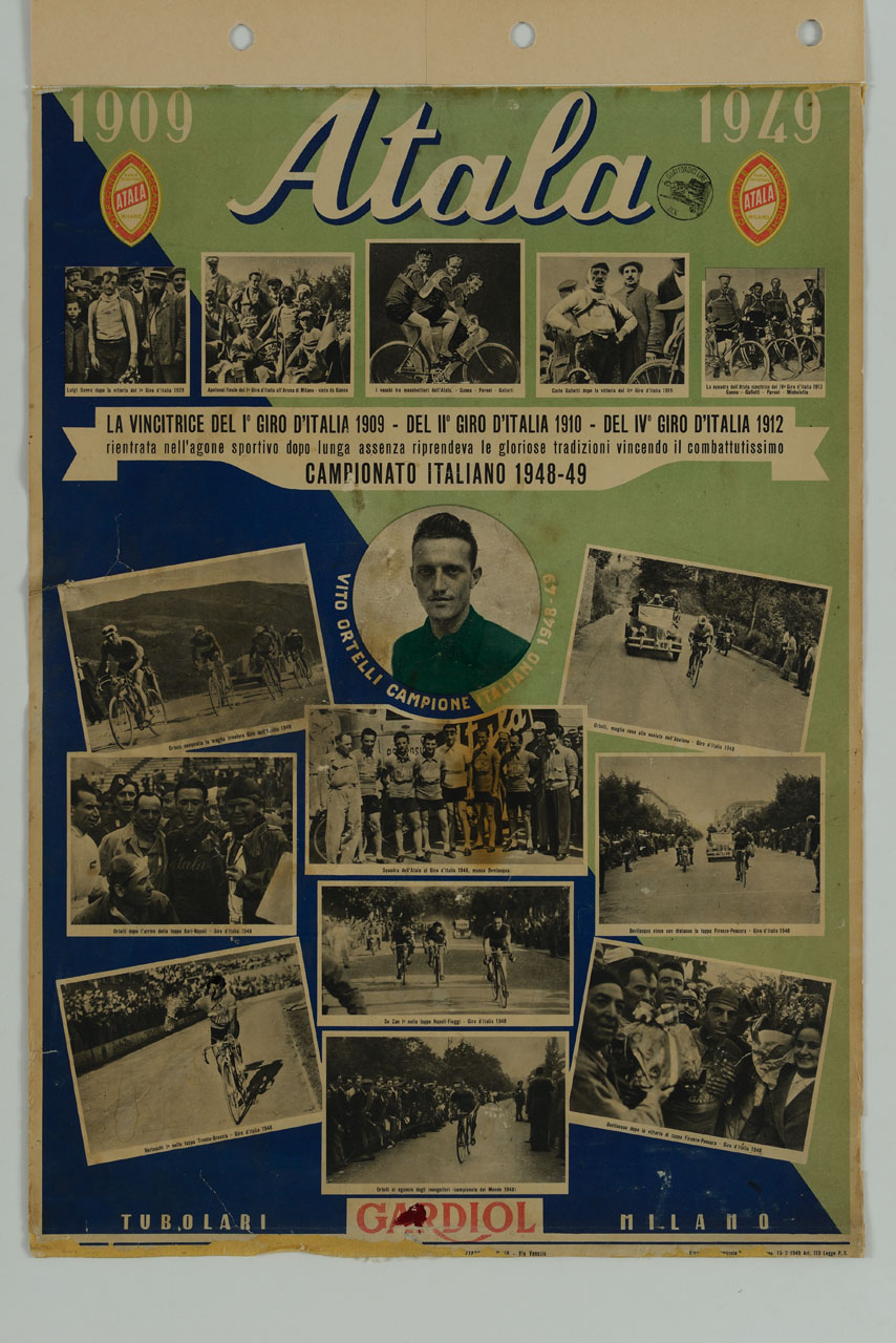 fotografie di ciclisti e del Giro d'Italia (locandina) - ambito italiano (prima metà sec. XX)