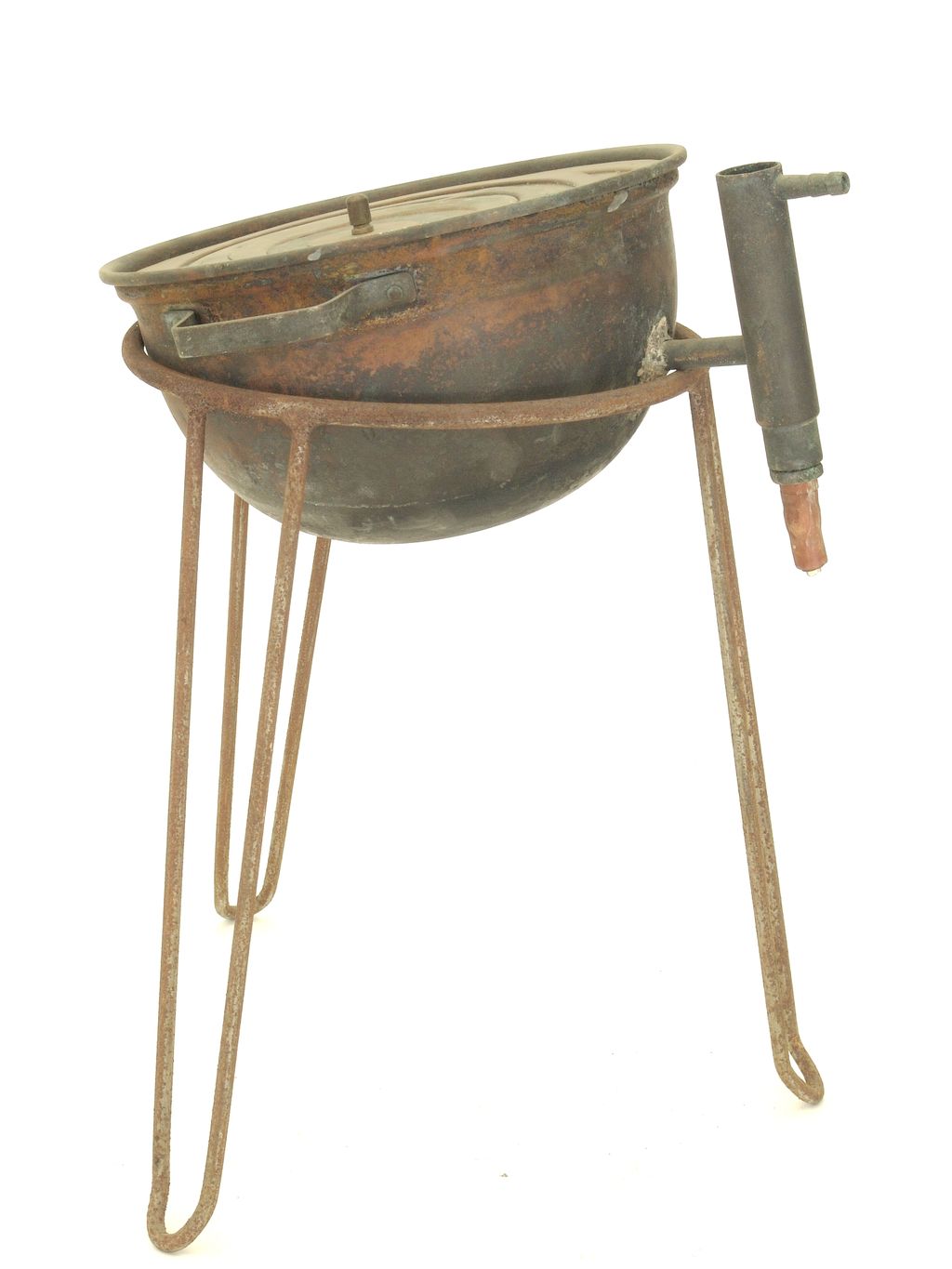 bagnomaria, semisferico su treppiedi (sec. XX)