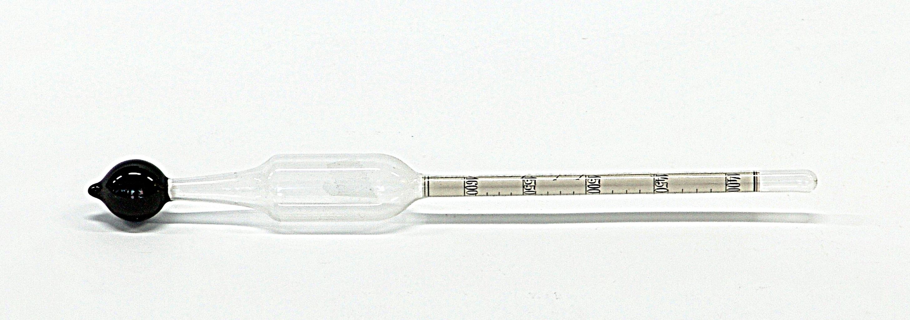 densimetro, a peso specifico (fine sec. XIX)