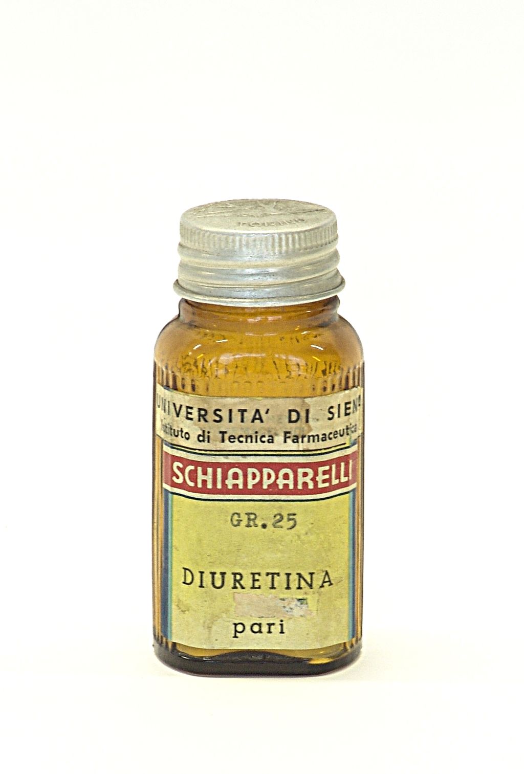 bottiglia, con diuretina (sec. XX)