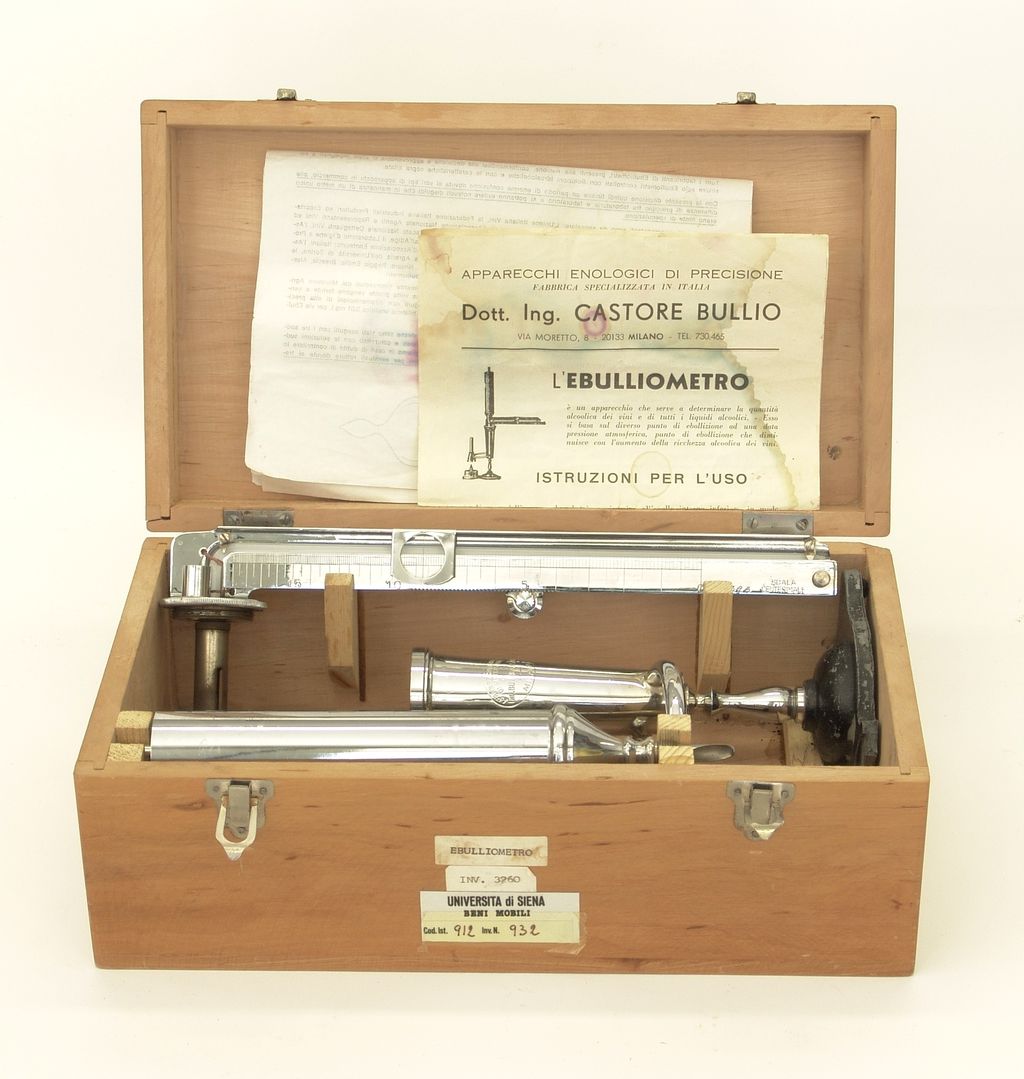 ebulliometro, di Malligand di ,  (sec. XX)