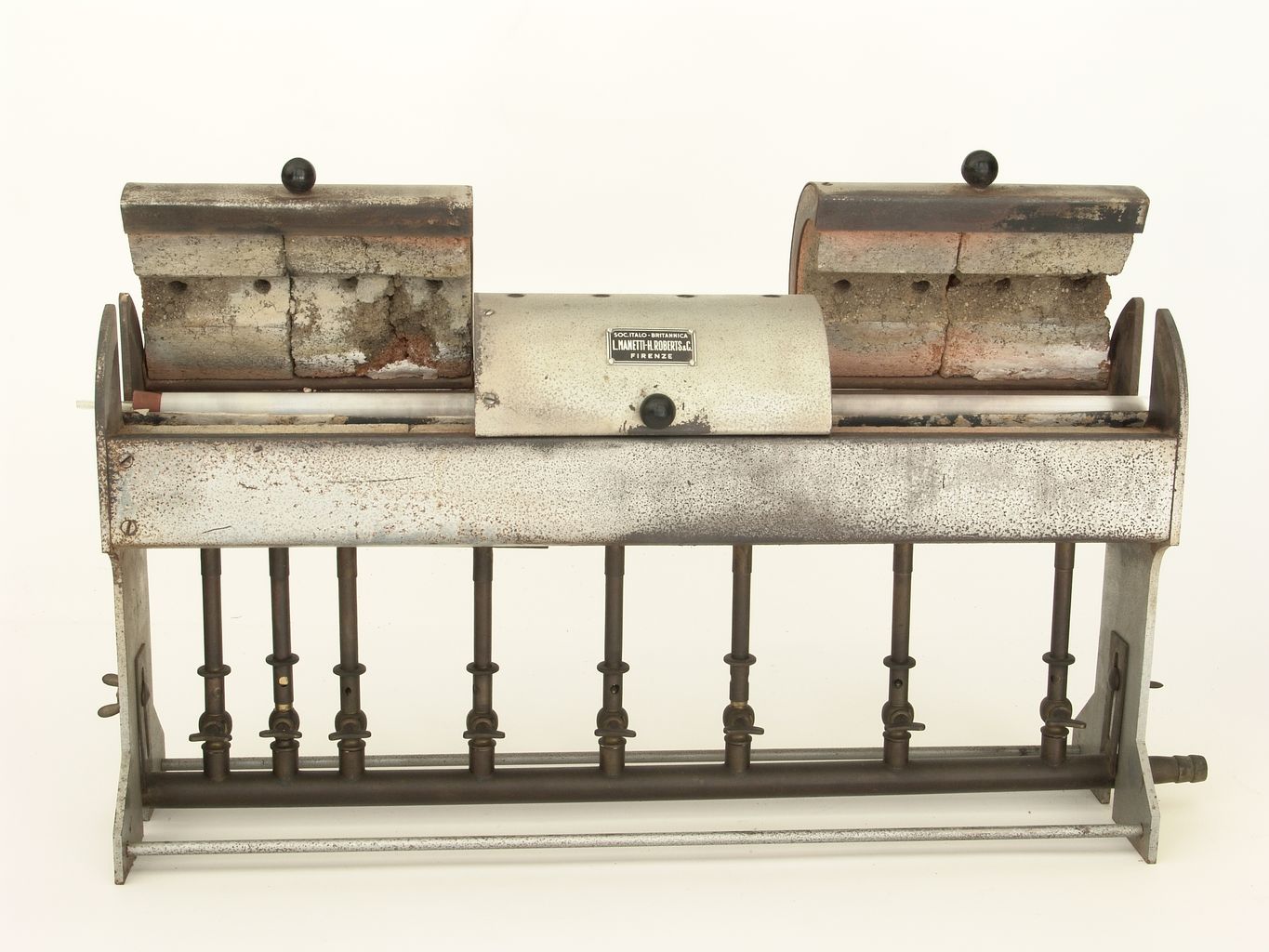 forno, a gas per analisi organica elementare (sec. XX)