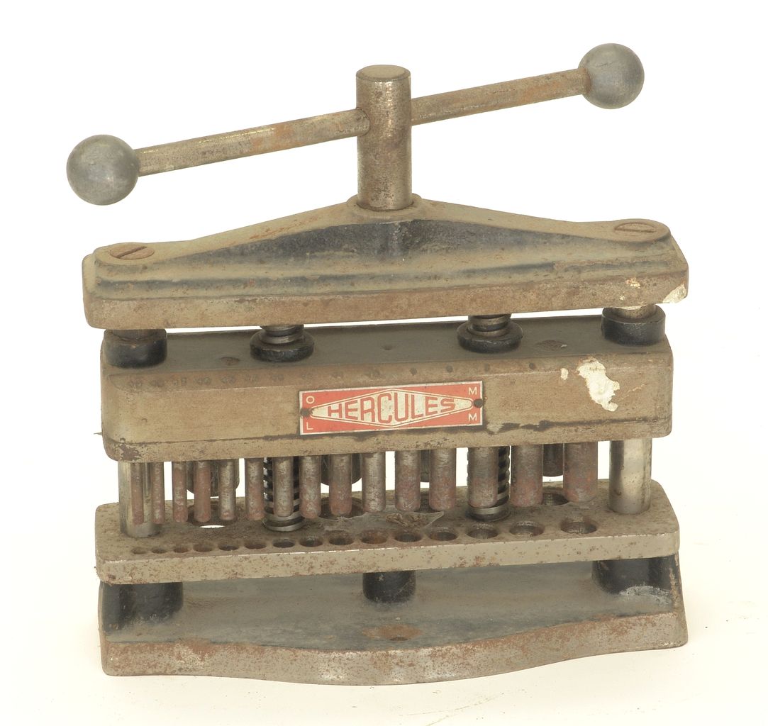 pressa, con serie di cilindri (sec. XX)