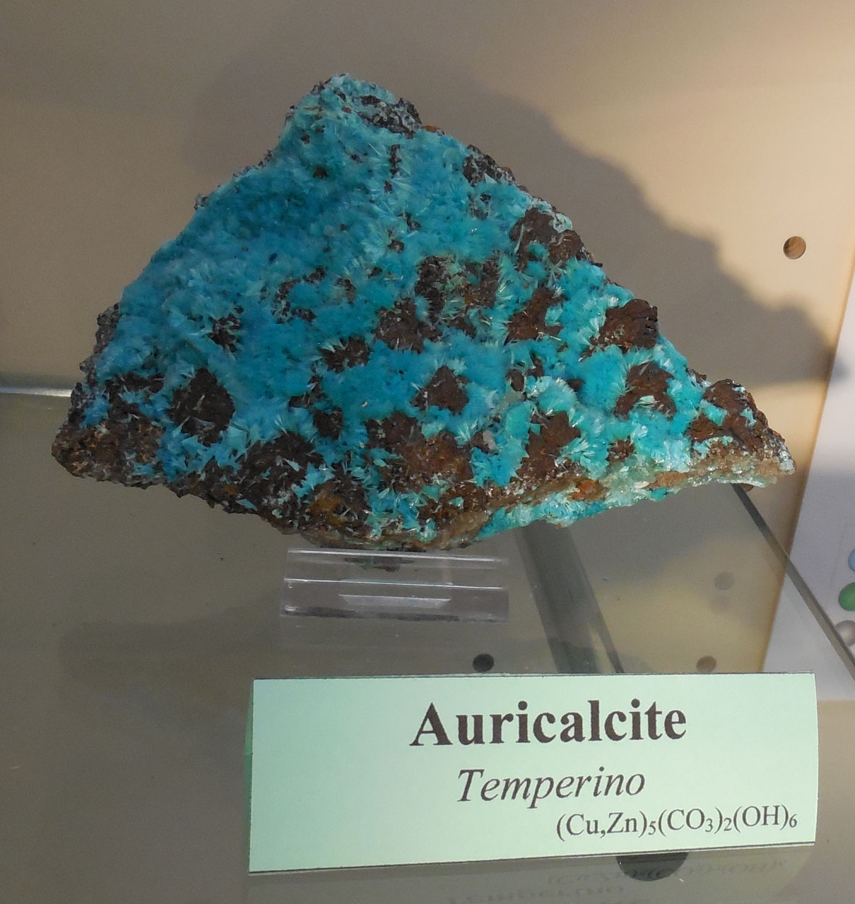 Auricalcite (esemplare)
