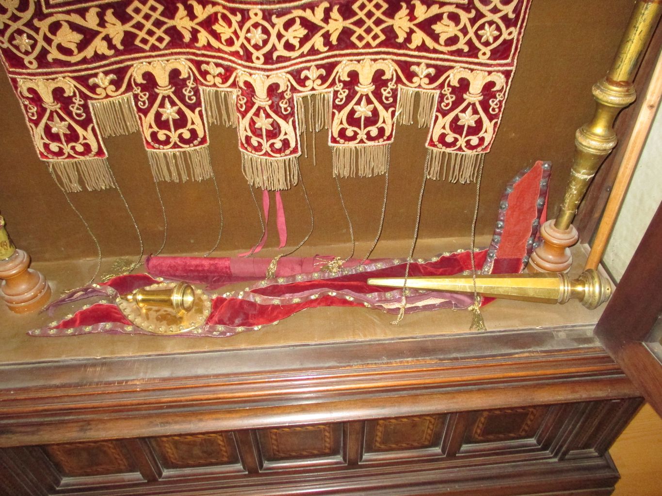 Santa Caterina d'Alessandria con stemmi (labaro) di Franchi Alessandro (sec. XIX)
