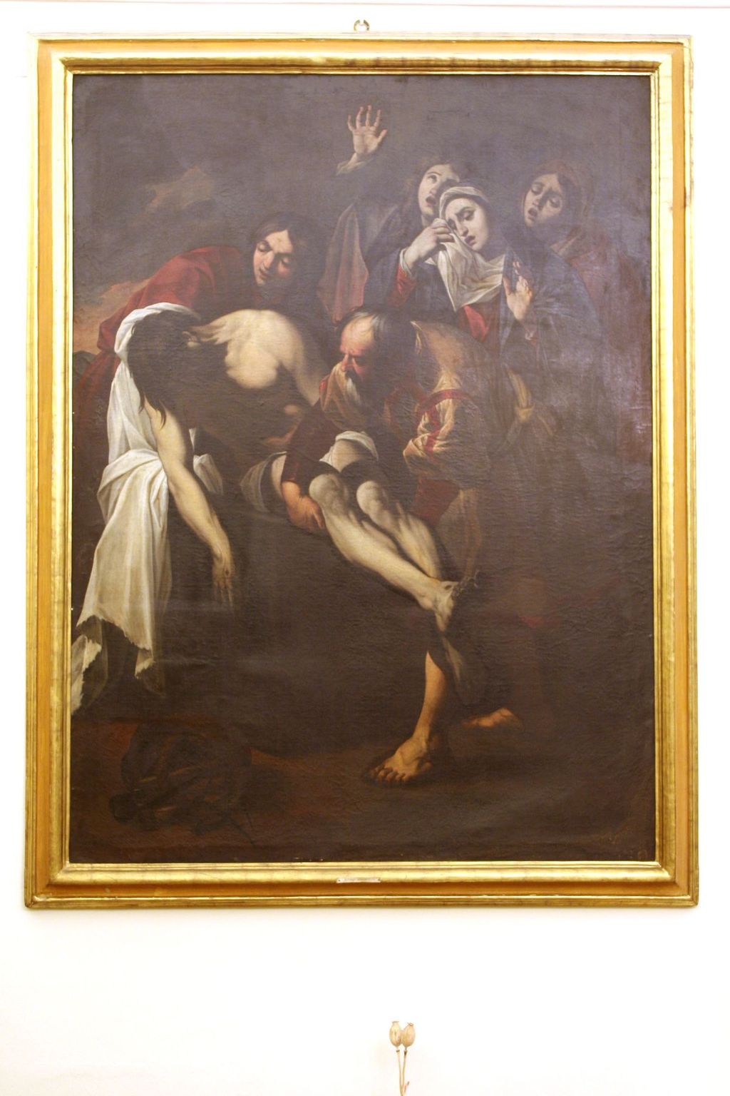Cristo deposto dalla croce (dipinto) - ambito senese (sec. XVII)