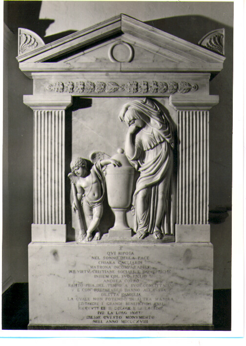 monumento funebre - a tempietto - bottega lucana (sec. XIX)