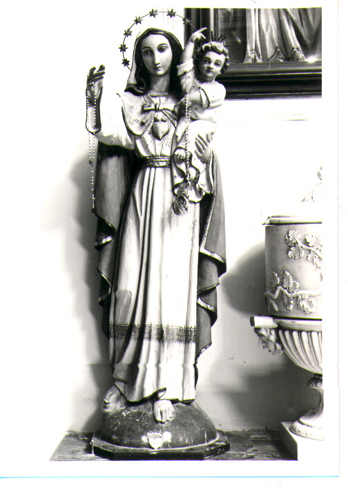 Madonna con Bambino (statua) - bottega Italia meridionale (fine sec. XIX)