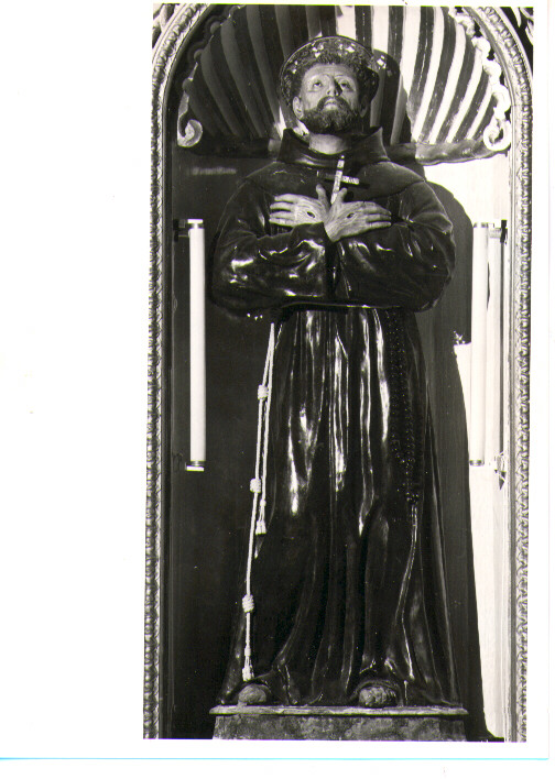San Francesco d'Assisi (statua) - bottega Italia meridionale (sec. XVIII)