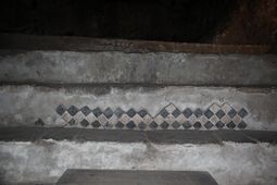 decorazione musiva, frammento - bottega campana (metà sec. XI)