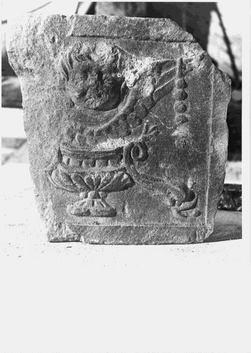 formella, frammento - bottega Italia meridionale (fine/ inizio secc. XV/ XVI)