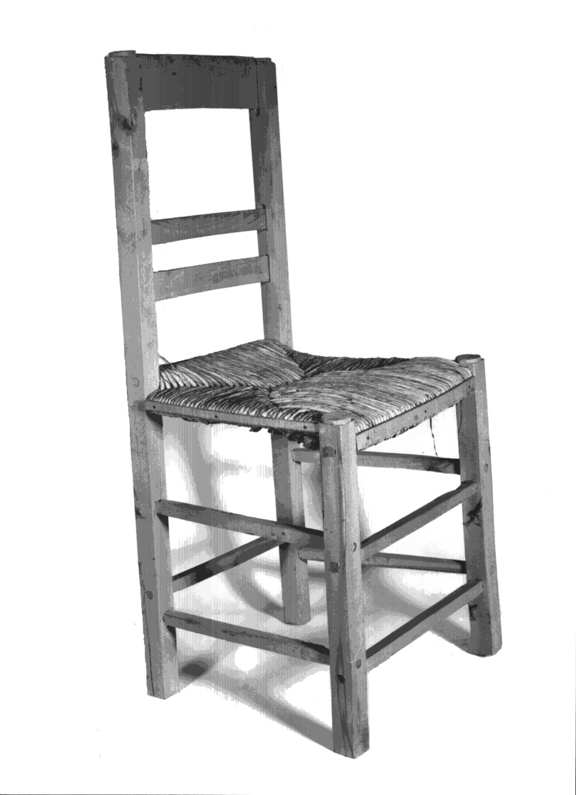 sedia, mobili, abitazione di Posuponio Antonio - manifattura locale (1966)