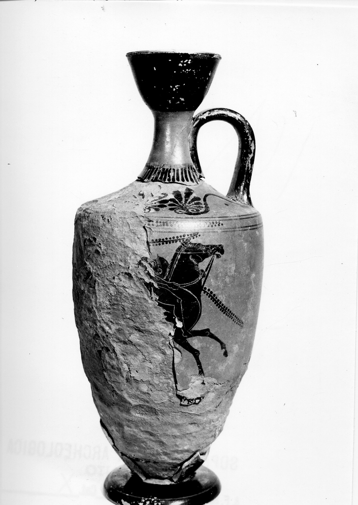 lekythos - fabbrica attica (sec. VI a.C)