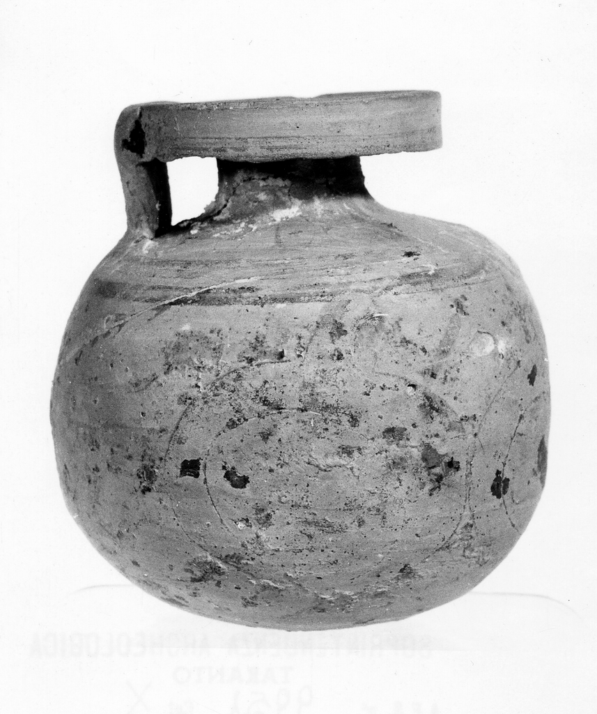 aryballos - produzione corinzia (metà sec. VI a.C)