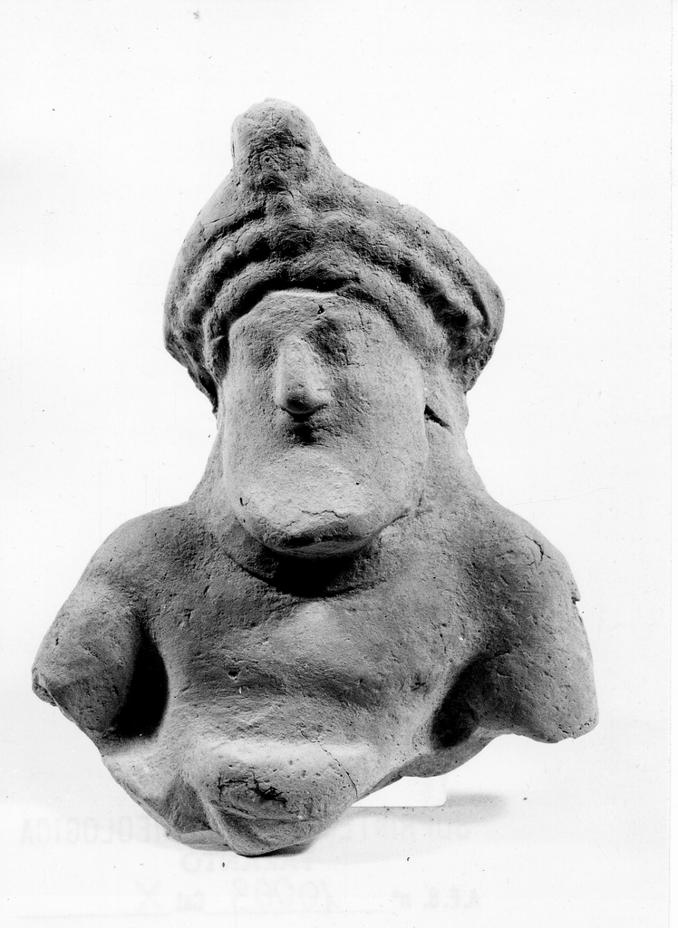 Dyonisos-Hades (terracotta figurata) - fabbrica tarantina (prima metà sec. V a.C)