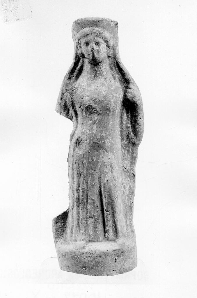 Persefone-Kore (terracotta figurata) - fabbrica tarantina (inizio sec. IV a.C)