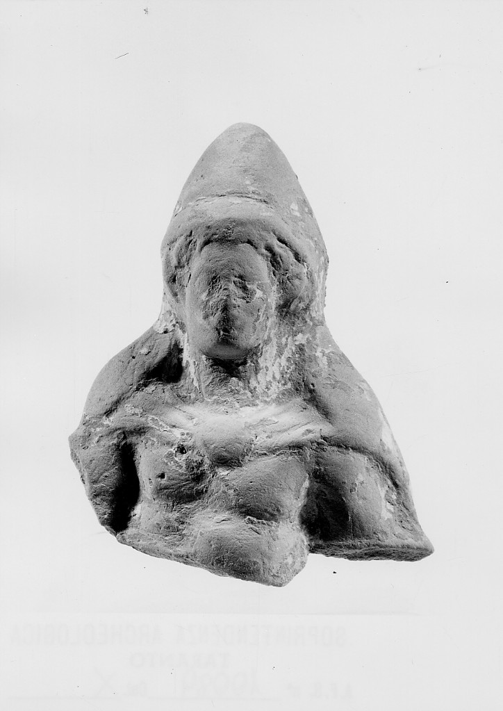 Dioskouros (terracotta figurata) - fabbrica tarantina (fine secc. IV a.C. - III a.C)