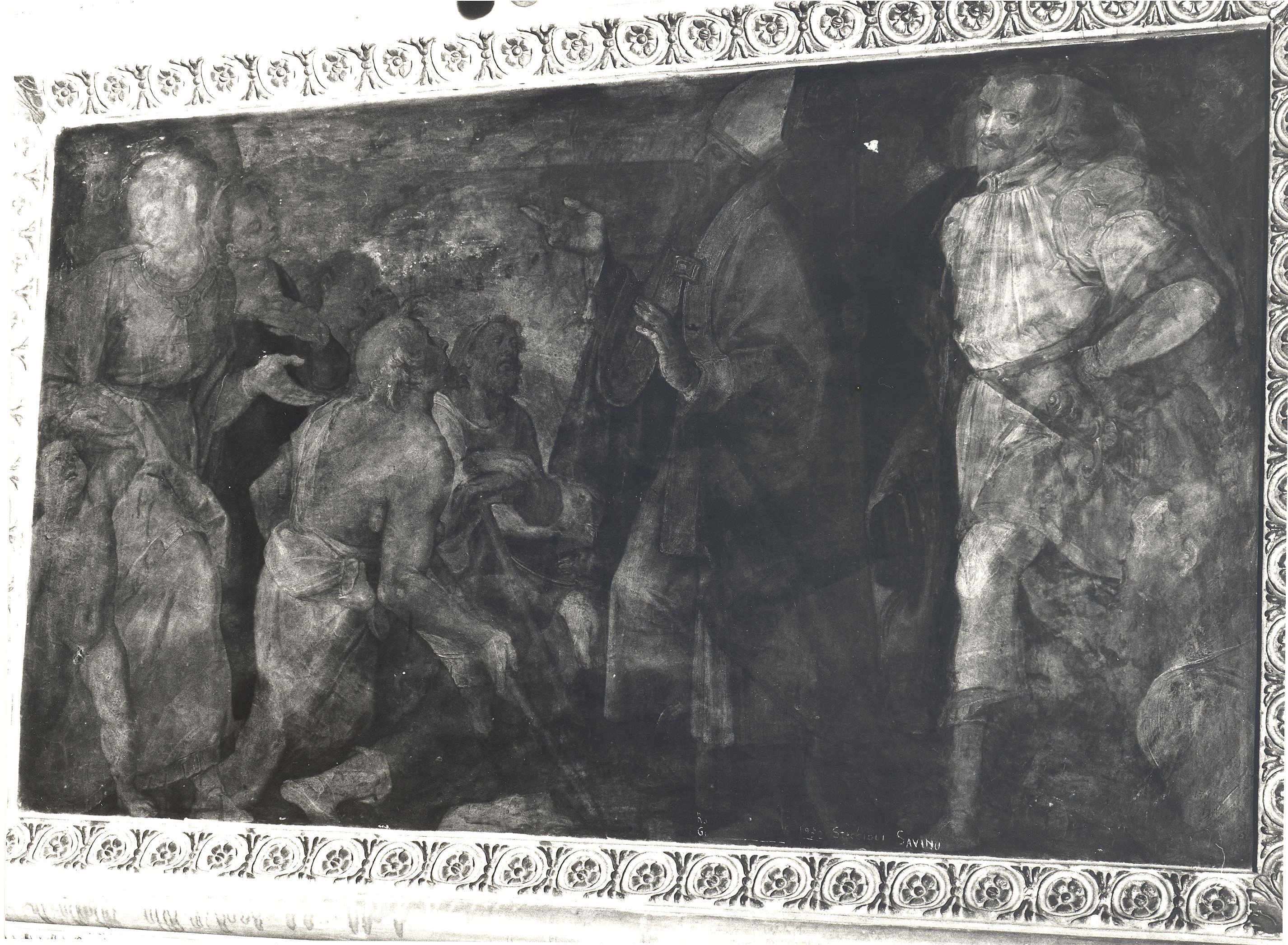 Predica di San Gaudenzio (dipinto, elemento d'insieme) di Bellini Filippo (sec. XVI)