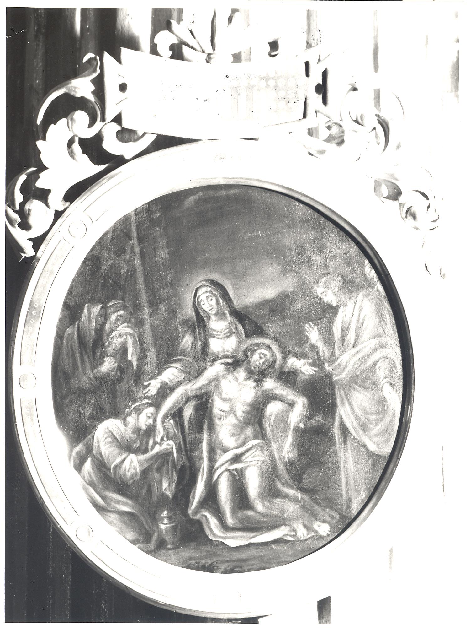 stazione XIII: Gesù deposto dalla croce (dipinto) di Ricci Alessandro (attribuito) (ultimo quarto sec. XVIII)