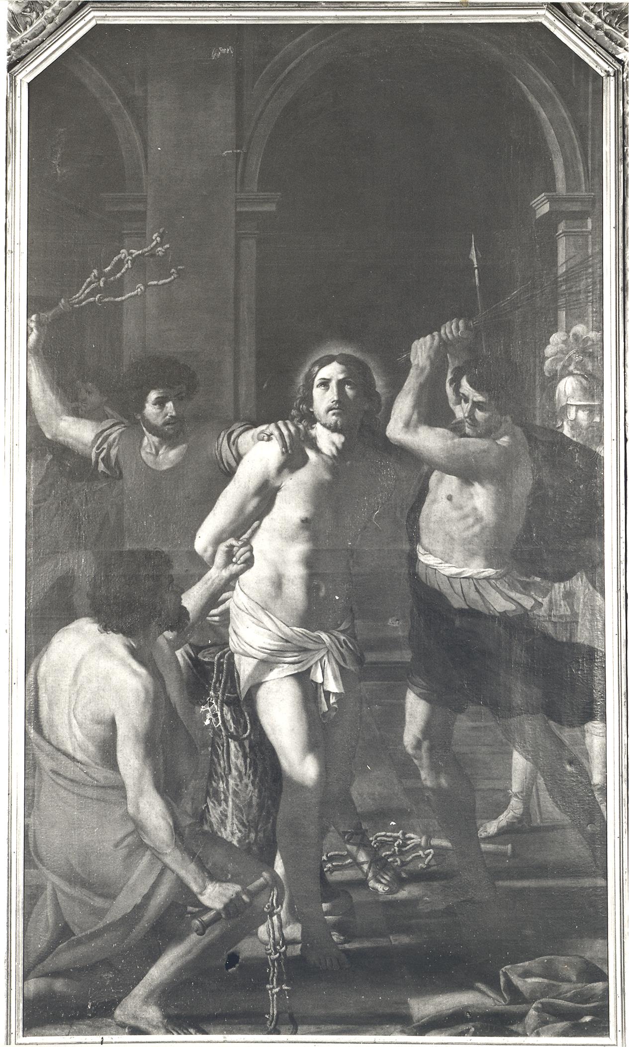 Flagellazione di Cristo (dipinto) di Merisi Michelangelo detto Caravaggio (maniera) (sec. XVII)