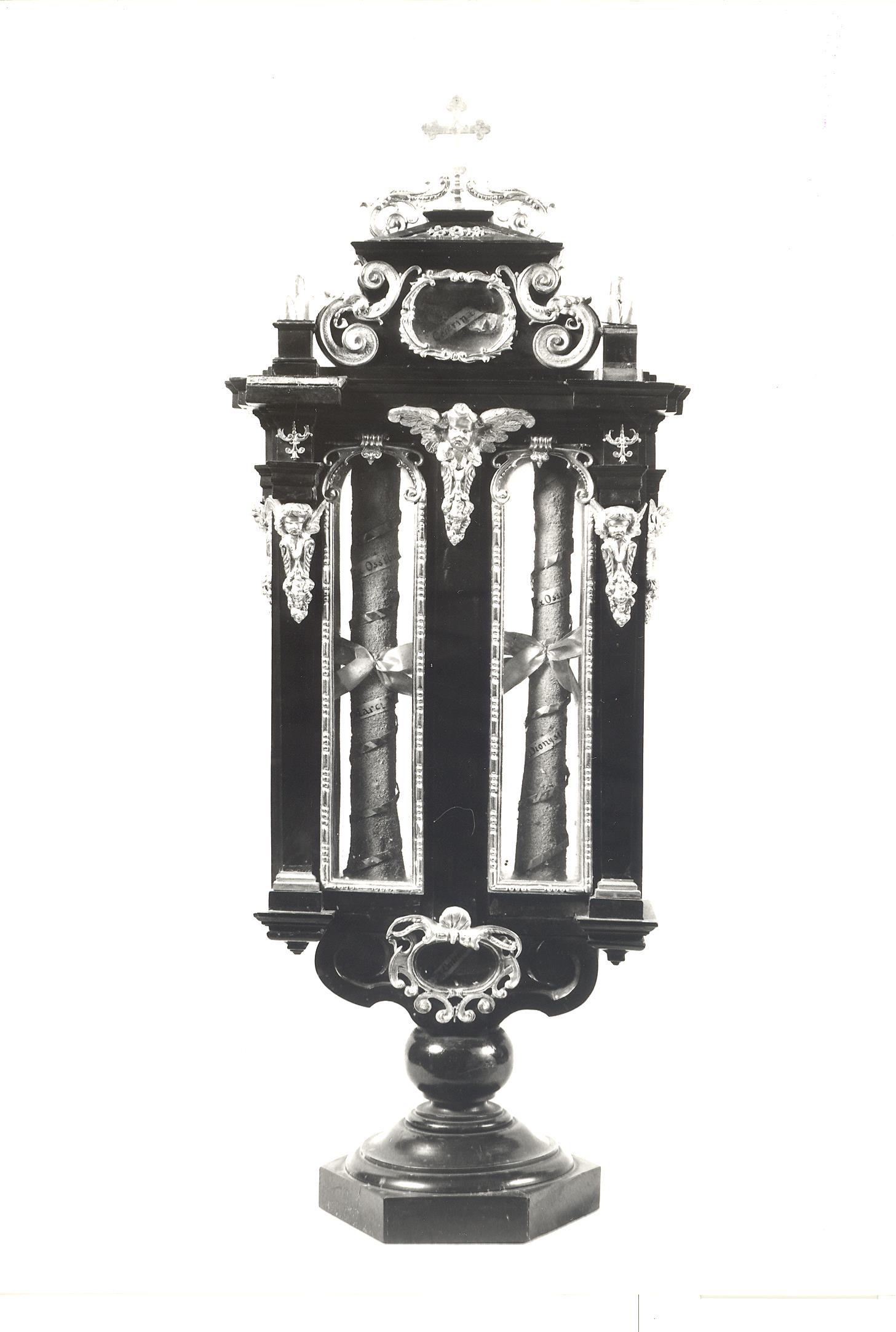 reliquiario - ambito marchigiano (sec. XVIII)