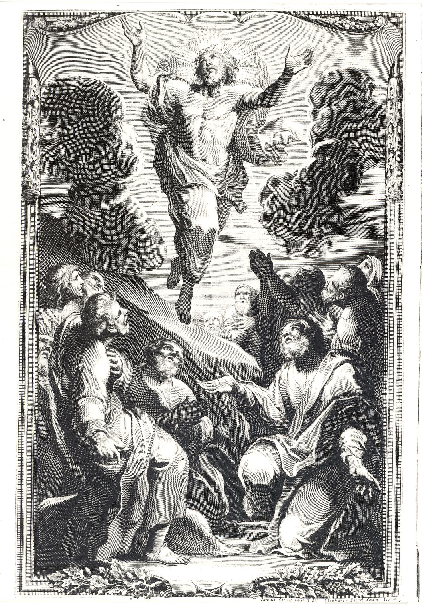 Trasfigurazione di Cristo (stampa) di Cesio Carlo, Picart Etienne (sec. XVII)